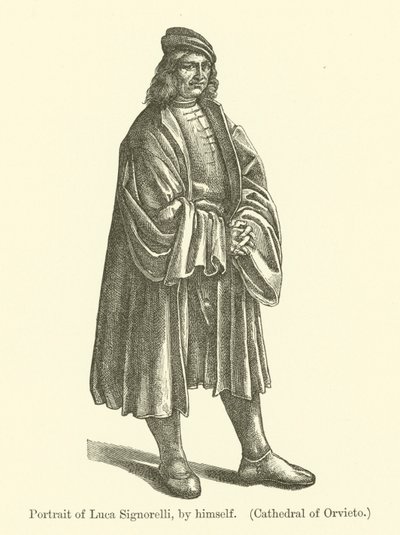 Autoportrait du peintre italien Luca Signorelli - Luca Signorelli