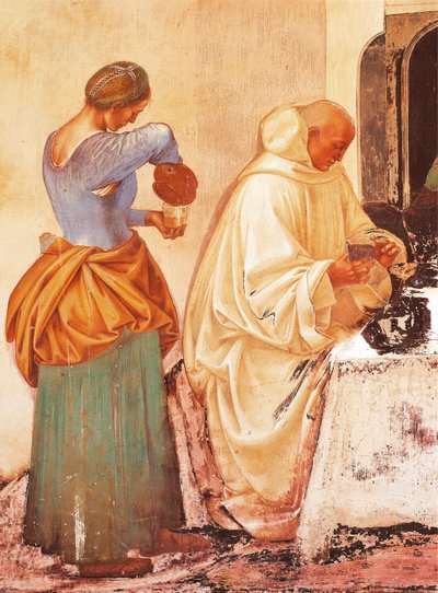 Histoires de Saint Benoît, fresque, Cloître de Saint Benoît, Abbaye de Monte Oliveto Maggiore - Luca Signorelli