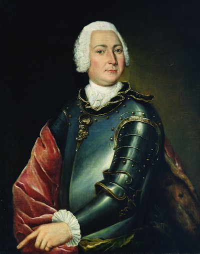 Portrait du comte Ernst Christoph von Manteuffel - Lucas Conrad Pfanzelt
