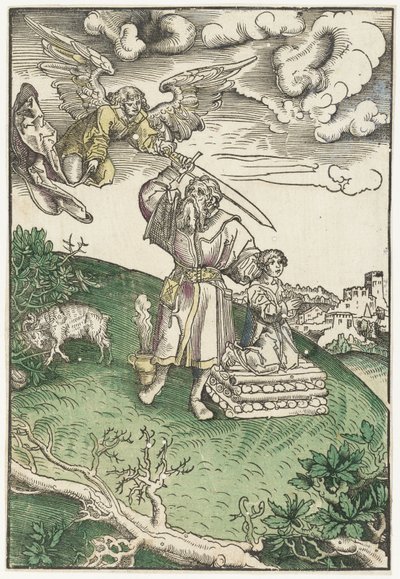 Abraham sacrifie son fils Isaac - Lucas Cranach