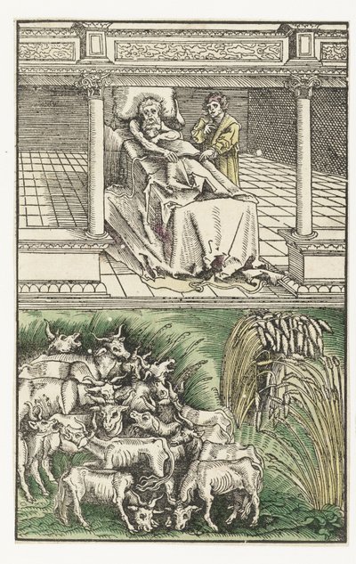 Joseph interprète les rêves de Pharaon - Lucas Cranach