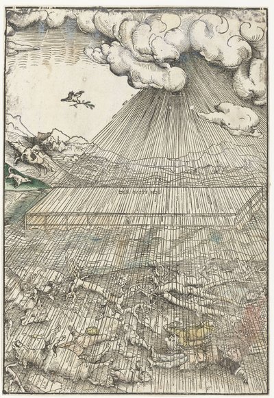 Déluge et arche de Noé - Lucas Cranach