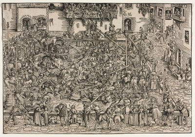 Un tournoi - Lucas Cranach