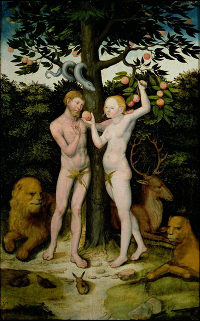 Adam et Ève - Lucas Cranach the Elder