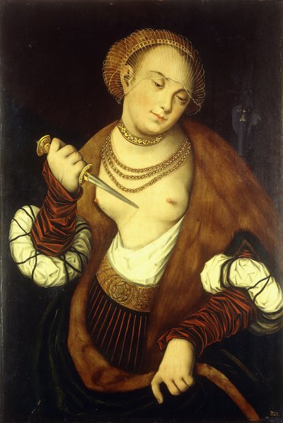 Lucrèce, 1548 - Lucas Cranach