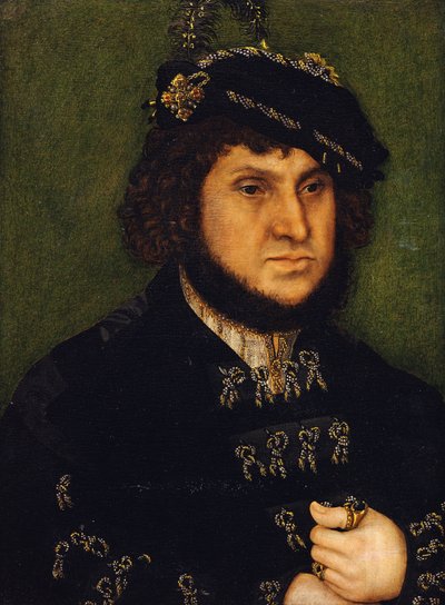 Portrait de Kurfürst Herzog Johann der Beständige von Sachsen - Lucas Cranach