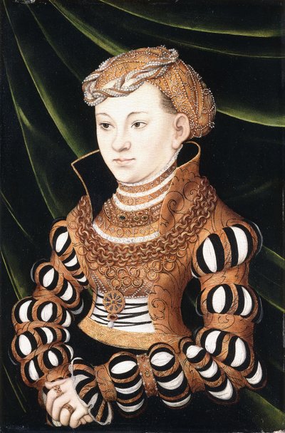 Portrait de la princesse Margaret von Sachsen - Lucas Cranach