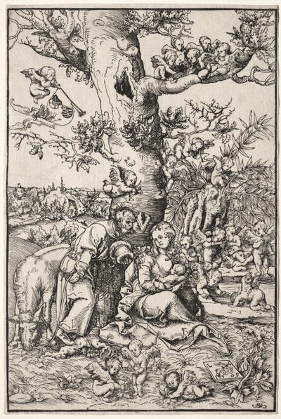 Repos pendant la fuite en Égypte - Lucas Cranach