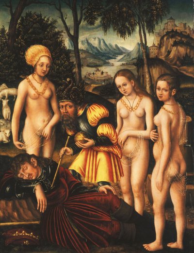 Le Jugement de Pâris, c.1507 - Lucas Cranach