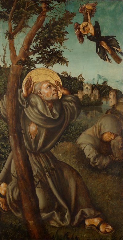 Stigmatisation de saint François - Lucas Cranach d. Ä.
