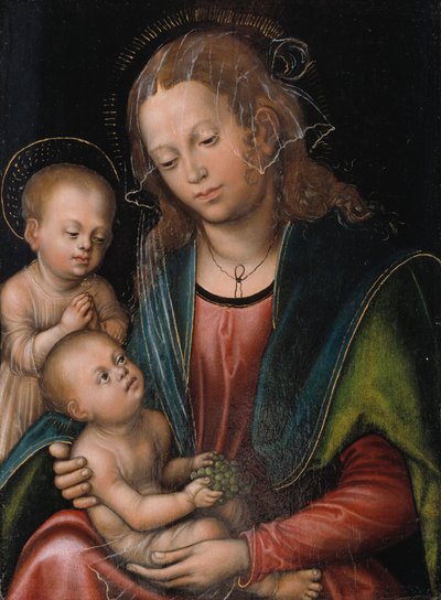 Vierge et Enfant adorés par l