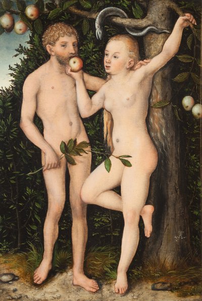 Adam et Ève - Lucas Cranach the Elder