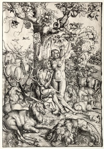 Adam et Ève au Paradis, 1509 - Lucas Cranach the Elder