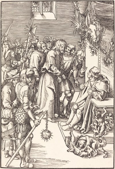 Le Christ devant Caïphe - Lucas Cranach the Elder