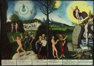 Damnation et Rédemption. Loi et Grâce - Lucas Cranach the Elder