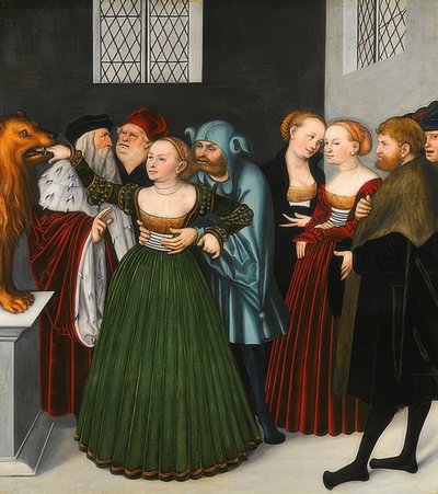 La Bocca della Verità (Bouche de la Vérité) - Lucas Cranach the Elder