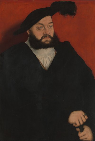 Johann 1498-1537, Duc de Saxe, vers 1534-37 - Lucas Cranach the Elder