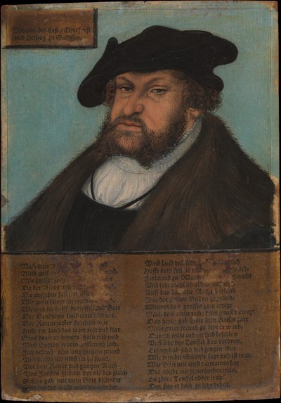 Jean Ier le Constant, Électeur de Saxe - Lucas Cranach the Elder
