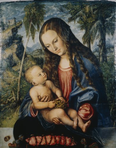 Madone sous le sapin, vers 1510 - Lucas Cranach the Elder