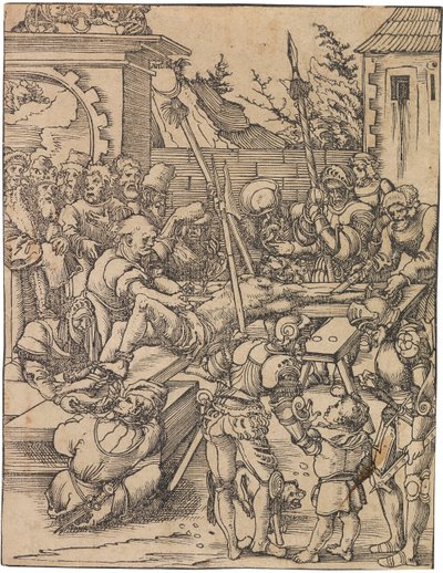 Le Martyre de Saint Barthélemy. De la série Martyre des Douze Apôtres - Lucas Cranach the Elder