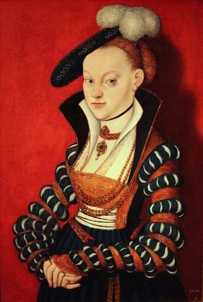 Portrait de Christiane von Eulenau - Lucas Cranach the Elder