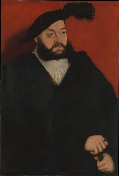 Portrait de Jean, prince héréditaire de Saxe - Lucas Cranach the Elder