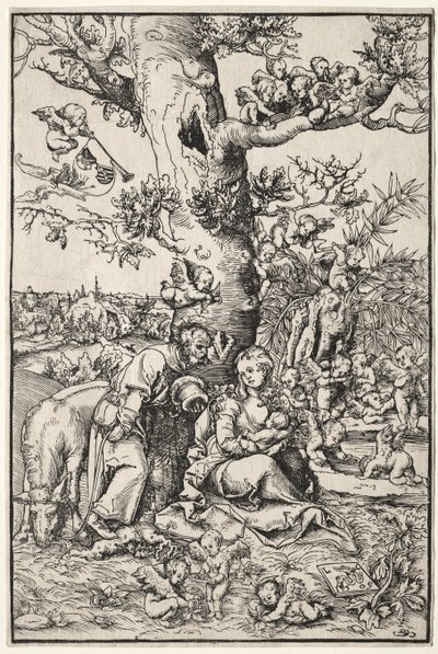 Repos pendant la fuite en Égypte, 1509 - Lucas Cranach the Elder