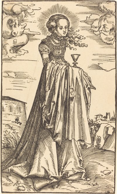 Sainte Barbe - Lucas Cranach the Elder