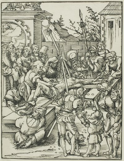 Saint Barthélemy, extrait du Martyre des Apôtres - Lucas Cranach the Elder