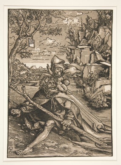 Saint Christophe - Lucas Cranach the Elder