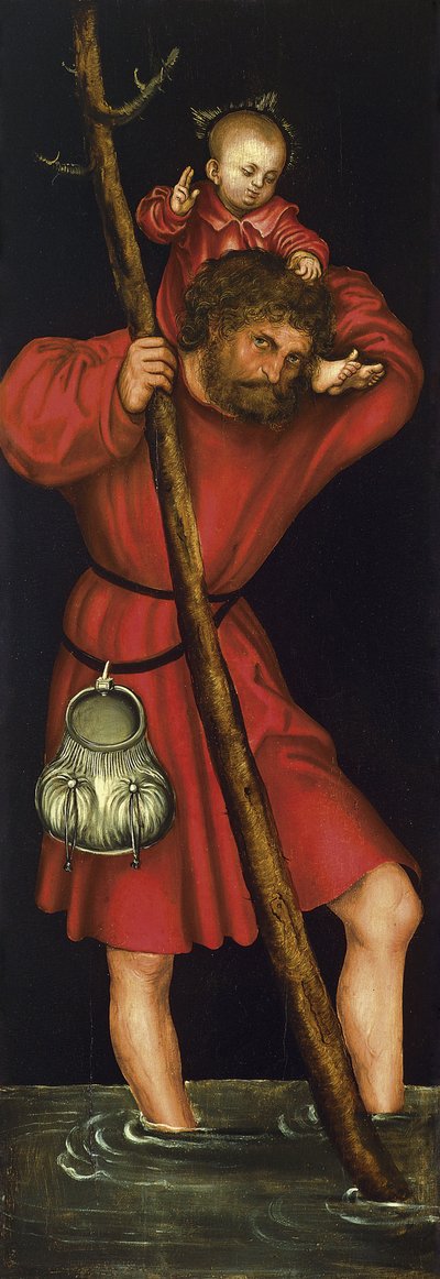 Saint Christophe, ca 1514 - Lucas Cranach the Elder