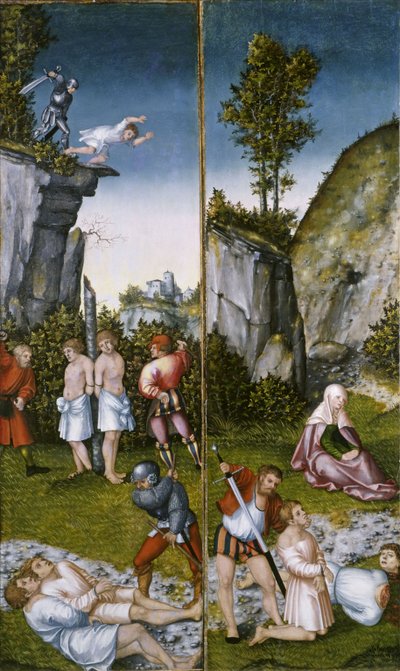Sainte Félicité au martyre de ses sept fils - Lucas Cranach the Elder