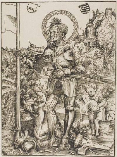 Saint-Georges debout - Lucas Cranach the Elder
