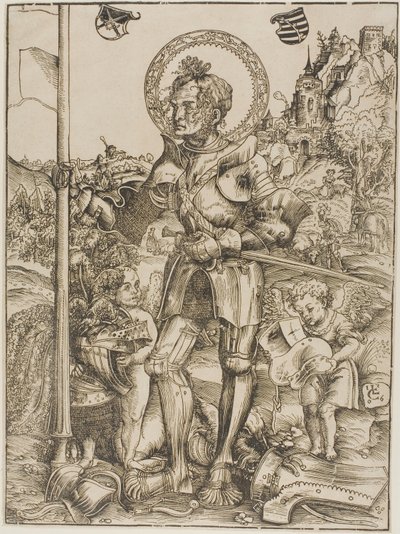 Saint-Georges debout - Lucas Cranach the Elder