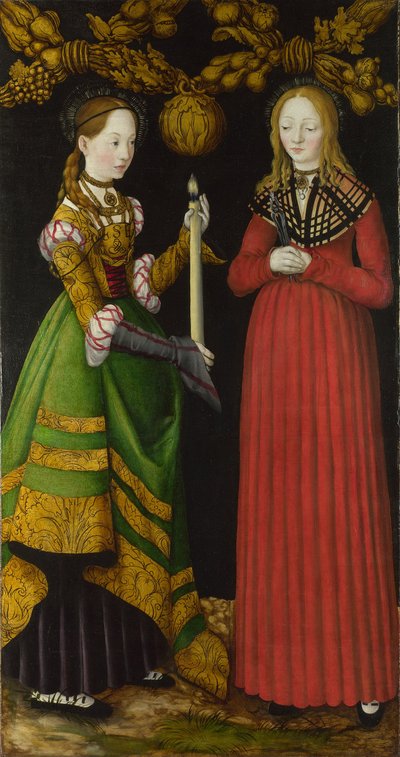 Saintes Geneviève et Apollonia, 1506 - Lucas Cranach the Elder
