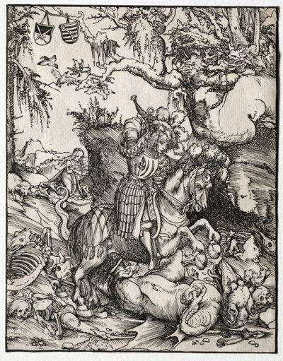 Saint Georges terrassant le dragon, 1500s - Lucas Cranach the Elder