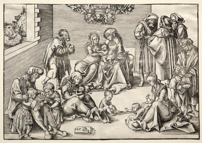 La Sainte Famille et les proches - Lucas Cranach the Elder