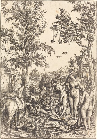 Le Jugement de Paris - Lucas Cranach the Elder