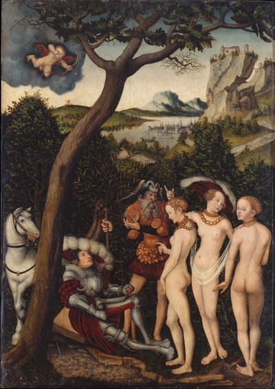 Le Jugement de Pâris - Lucas Cranach the Elder