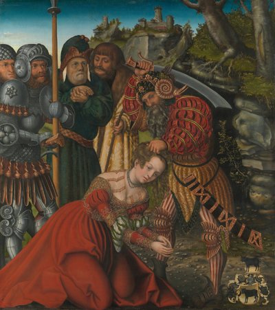 Le Martyre de Sainte Barbe, vers 1510 - Lucas Cranach the Elder