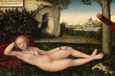 La nymphe du printemps - Lucas Cranach the Elder