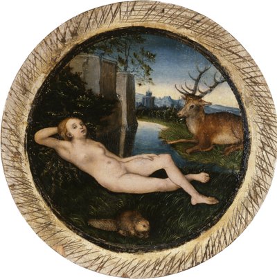 La Nymphe du printemps - Lucas Cranach the Elder