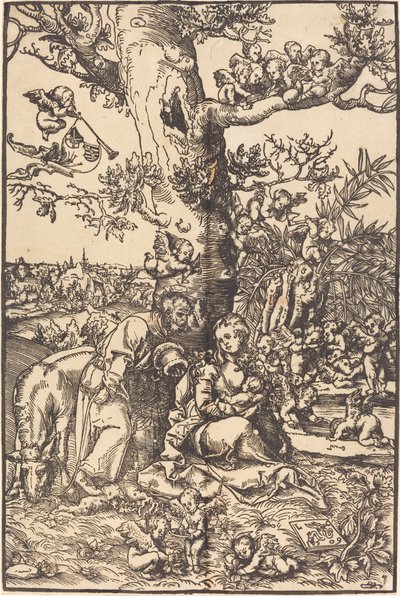 Le repos pendant la fuite en Égypte - Lucas Cranach the Elder
