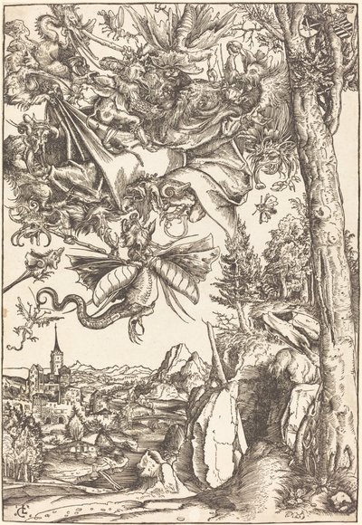 La tentation de Saint Antoine - Lucas Cranach the Elder
