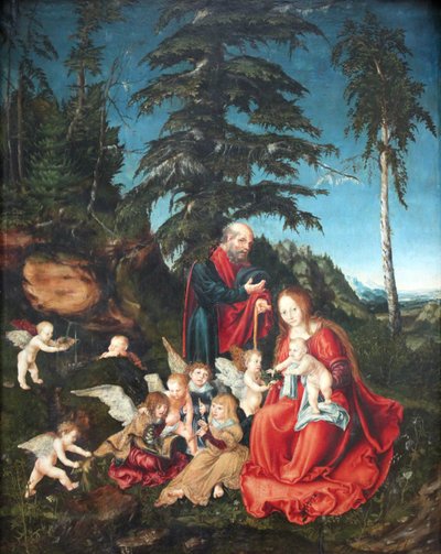 Le repos pendant la fuite en Égypte - Lucas Cranach the Elder