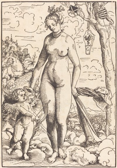 Vénus et Cupidon - Lucas Cranach the Elder