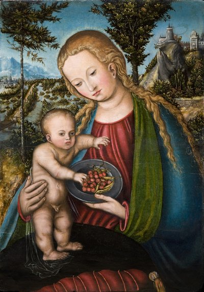 Vierge aux cerises, vers 1506 - Lucas Cranach the Elder