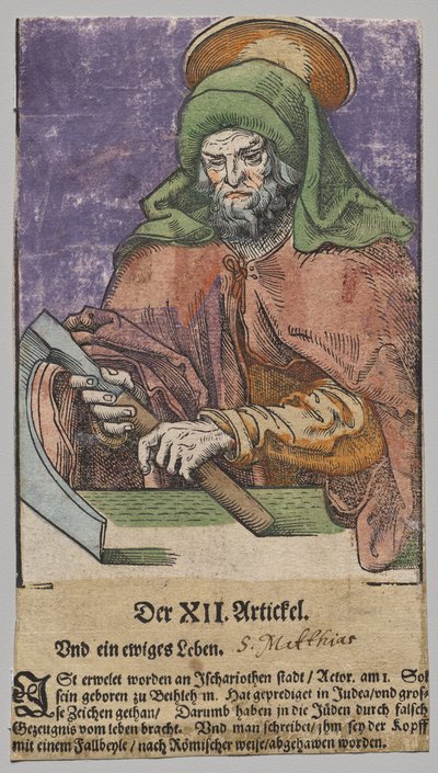 Matthias de Christ, les Apôtres et Saint Paul - Lucas Cranach the Elder, After