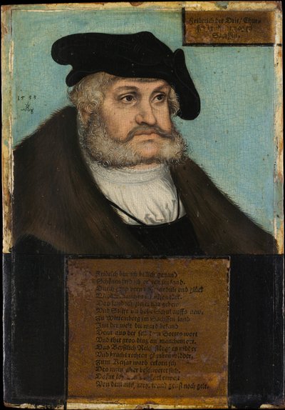 Friedrich III (1463-1525), le Sage, Électeur de Saxe - Lucas Cranach the Elder and workshop
