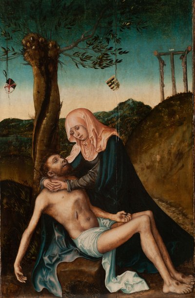 Slovaquie : Pieta Pieta sous la Croix - Lucas Cranach the Elder and workshop